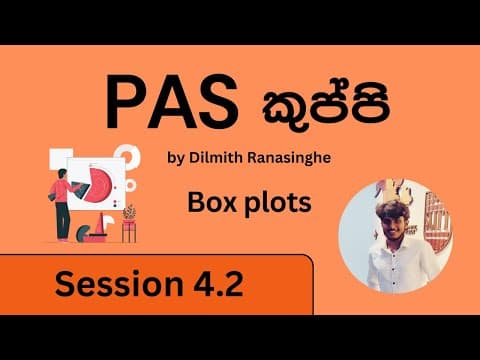 PAS kuppi session 4.2 - Box Plots